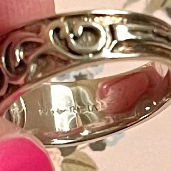 VINTAGE RETIRED SILPADA STERLING SILVER AND MOONSTONE RING SIZE 7 - Picture 10 of 11